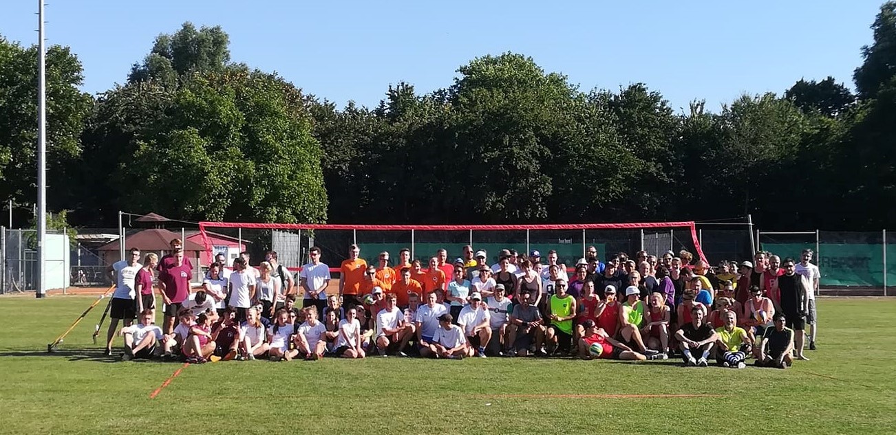 Gemeinsames Training beim TV Geislar